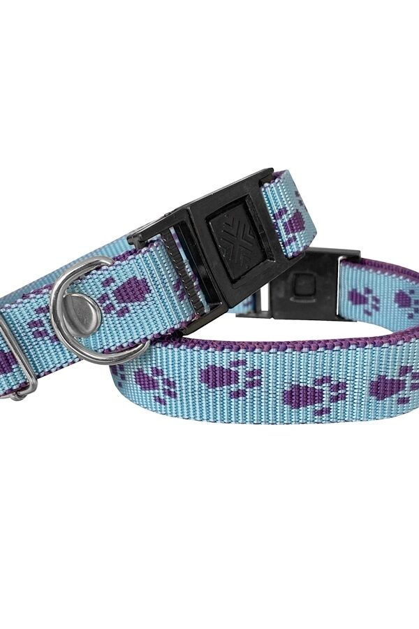 Köpek Tasması Patili Dokuma 2 cm - Min: 30 cm - Max: 50 cm Açık Mi