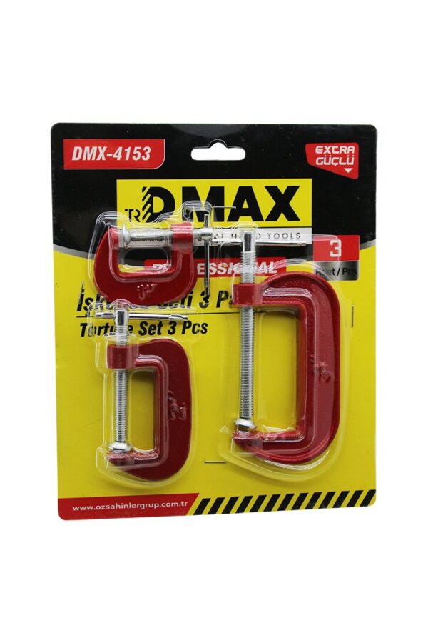 3PCS MİNİ İŞKENCE MENGENE SETİ ÇELİK KARBON 25-50-75MM