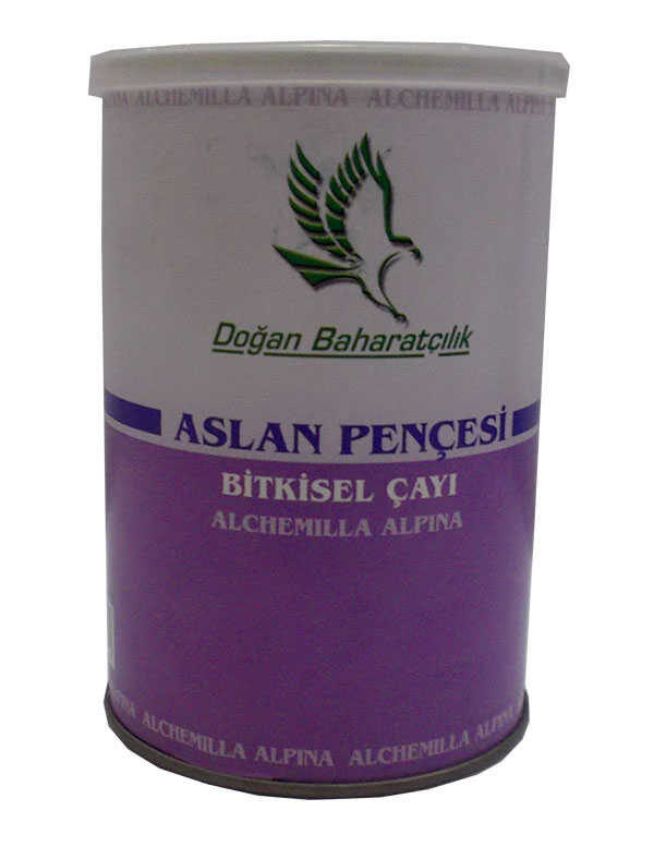 Doğal Aslanpençesi Otu 100 Gr Teneke Kutu