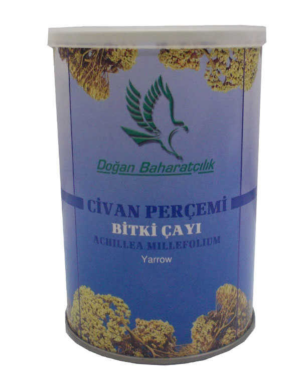 Doğal Civanperçemi Otu 100 Gr Teneke Kutu
