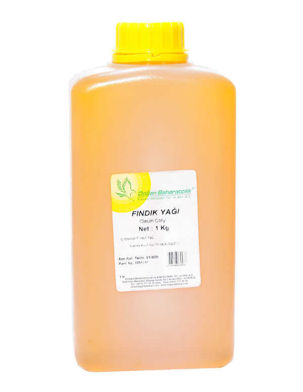 Doğal Fındık Yağı Pet Bidon 1000 Gr