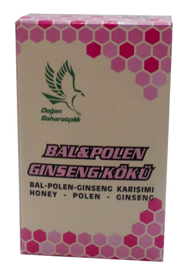 Bal Polen Ginsengli Karışım Cam Kanoz 230 Gr
