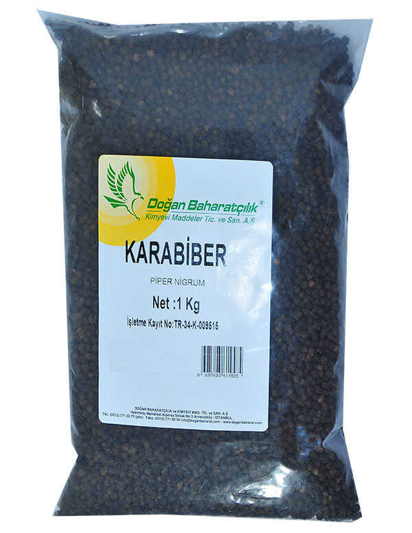 Karabiber Doğal Tane 1000 Gr Paket