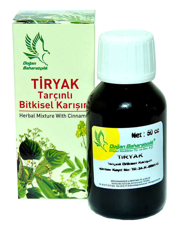 Tiryak Tarçınlı sel Karışım 50 cc