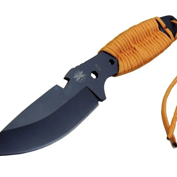 DPX Gear Assault 0238TRN Kamp Bıçağı 22,5 cm - Tcu, Metal; İpli Sap