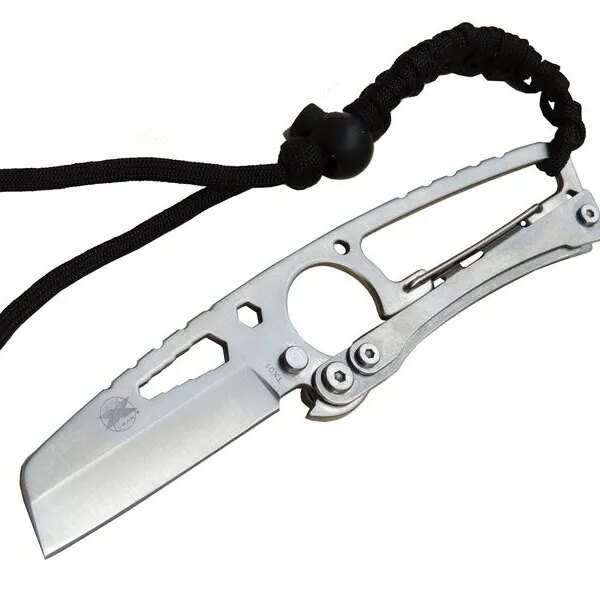 DPX Gear Hit Cutter TX01 Outdoor Kamp Bıçağı Metal 19 cm - İpli Sap, Kılıflı