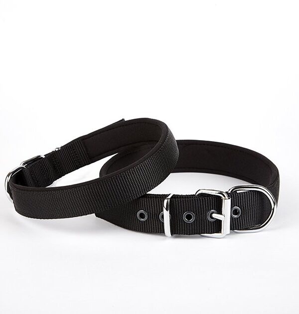 Dokuma Köpek Boyun Tasması 45-52 cm Siyah