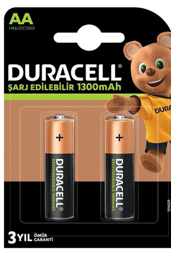 1.2V 1300mAh AA Şarj Edilebilir m Pil 2'li Paket