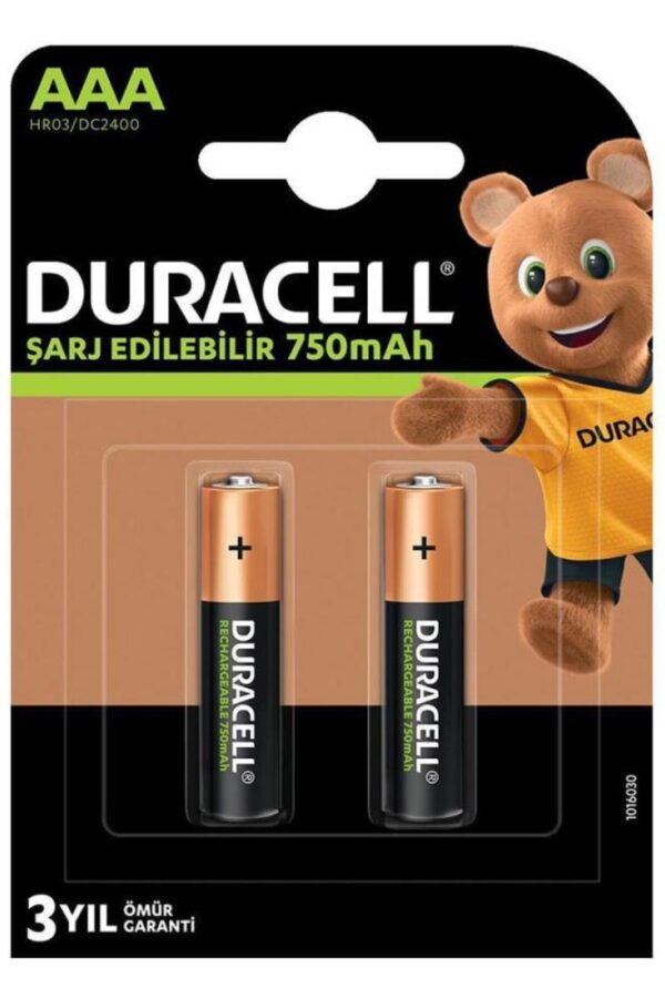 1.2V 750 MAh AAA Şarjlı m Pil 2li