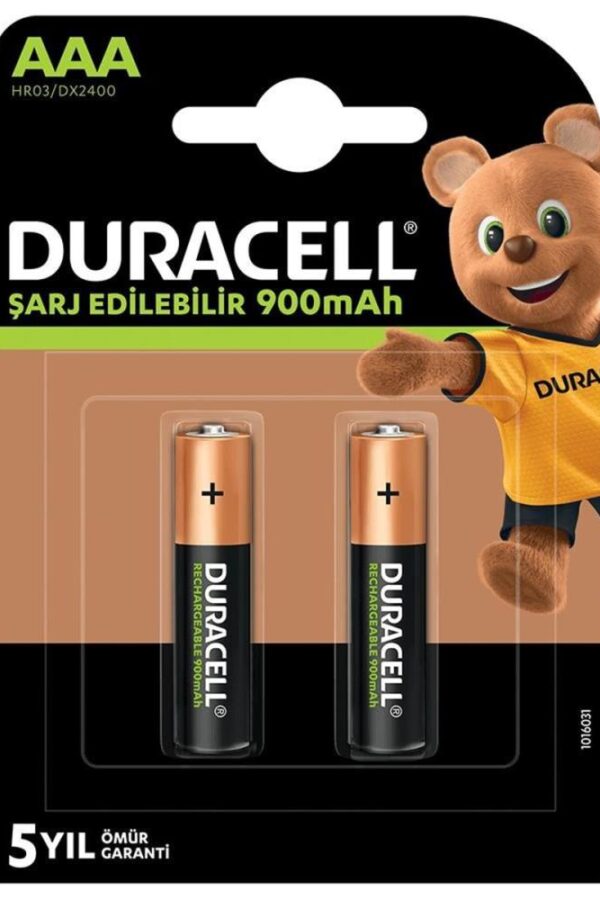 1.2V 900mAh AAA Şarj Edilebilir İnce m Pil 2'li Paket