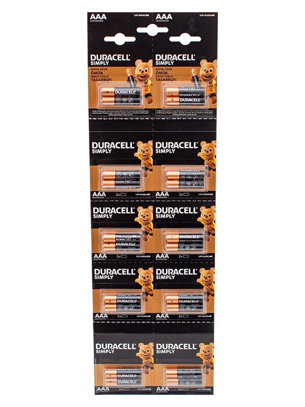 1.5V İnce AAA 20'li lin Pil LR03/MN20