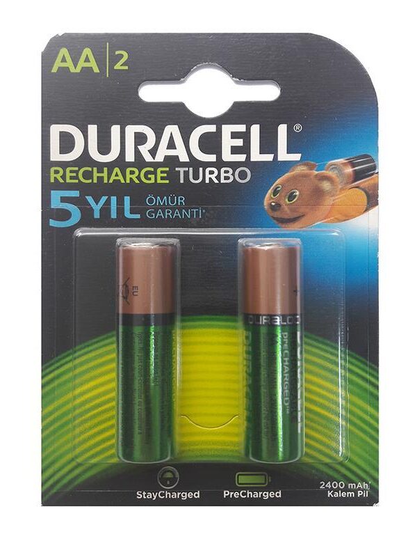 Şarj Edilebilir m Pil 2'Lİ AA 2500 mAh