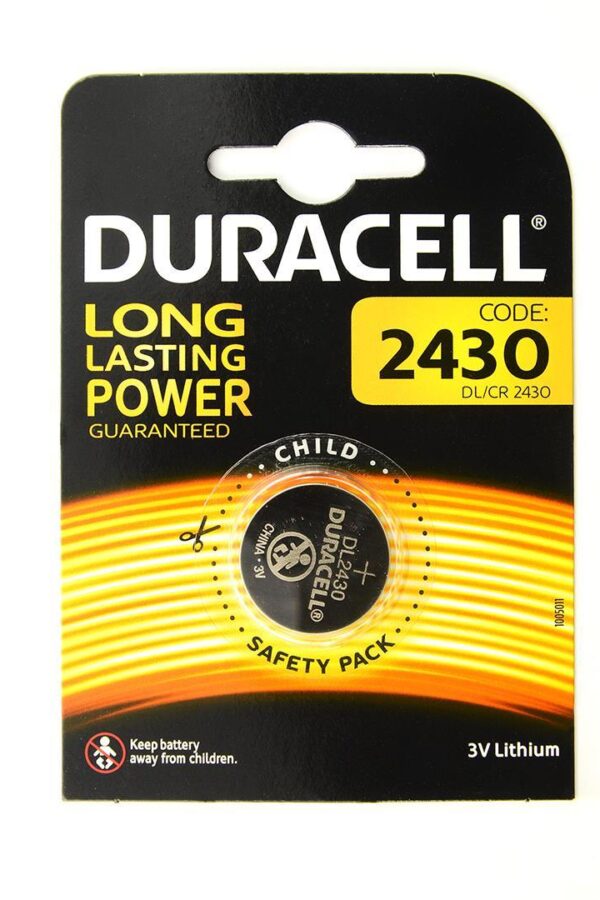 Yuvarlak Düğme Pil 2430 3 Volt