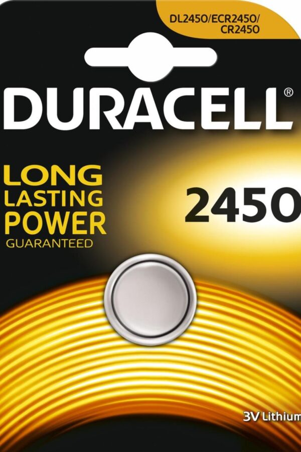 Yuvarlak Düğme Pil 2450 3 Volt
