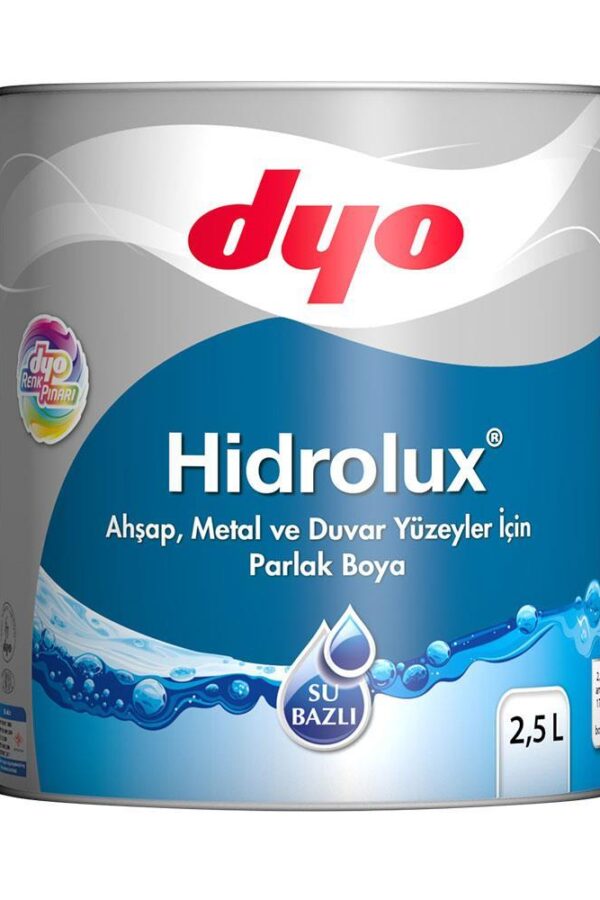 Hidrolüx 2,5 Litre Beyaz Su Bazlı Ahşap Metal Boyası