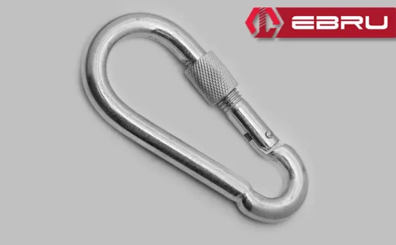 Ebru Vidalı Karabina, , Çengel 8mm - 2 Adet