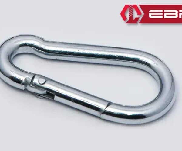 Ebru Yaylı Karabina, Çengel,  6mm - 5 Adet