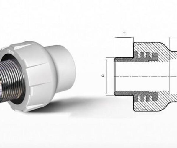Ege Yıldız PPRC 50X1 1/2 Erkek Adaptör Gri