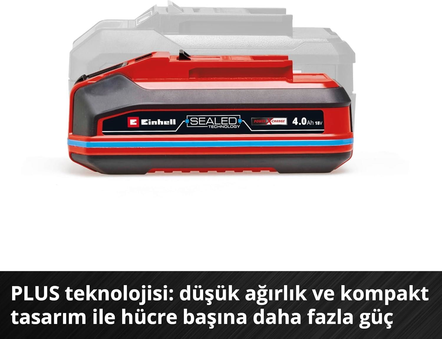 Sealed Li-on Akü 18 Volt 4,0 Ah Plus - Görsel 4