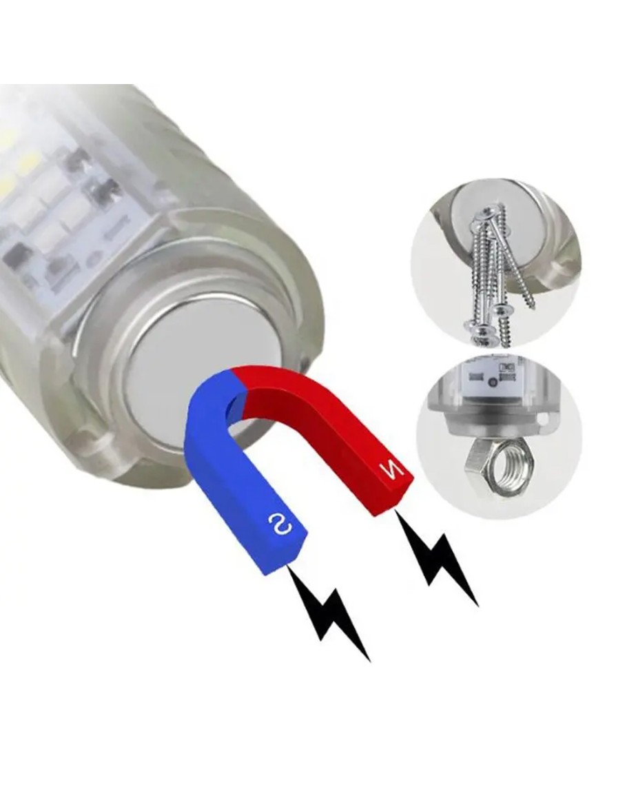 8 Mod Şarjlı Fosforlu Mıknatıslı Led - Görsel 4