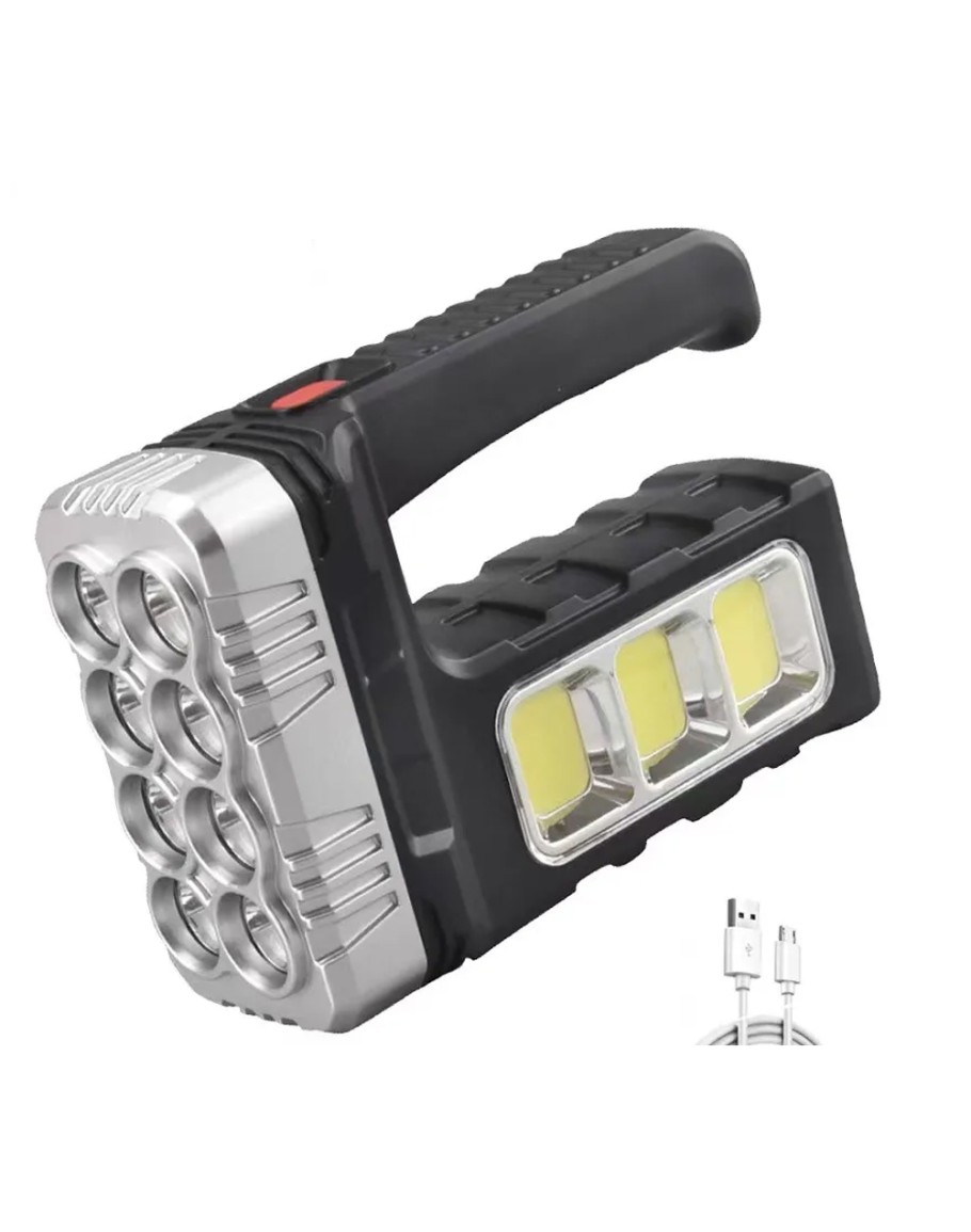 Solar Panelli Ledli Power Cob Fener - Görsel 2