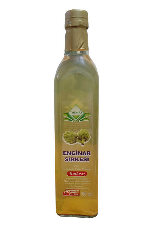 Enginar Sirkesi Cam Şişe 500 ML