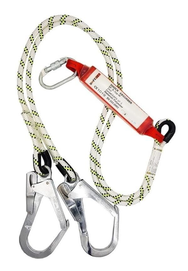 Çift Bacaklı  Emicili Lanyard Büyük lı