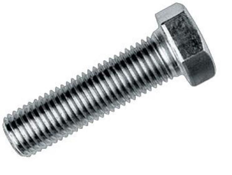 M6X60 Civata Beyaz Tam Paso 10 Adet