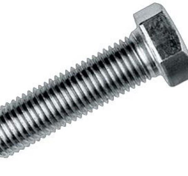 M8X45 Civata Beyaz Tam Paso 10 Adet