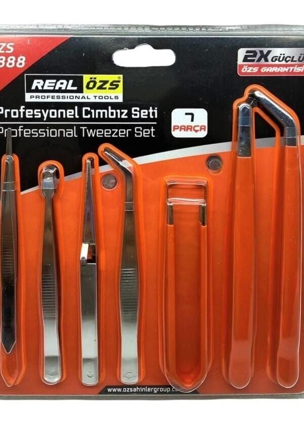 Real Özs 1888 Profesyonel Cımbız Seti 7 Parça