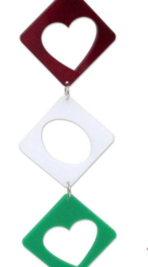 Kareli Oval Çanlı Kuş Oyuncağı 20 cm Zilli