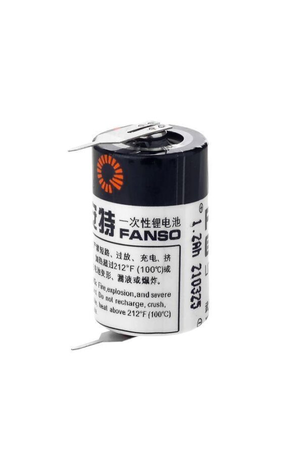FANSO ER14250H 3.6V 1/2 AA Size  Pil (Li-SL2) 2 PIN