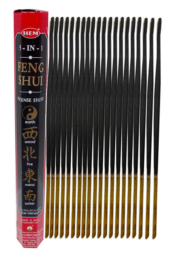 Feng Shui 5in1 20 Çubuk Tütsü