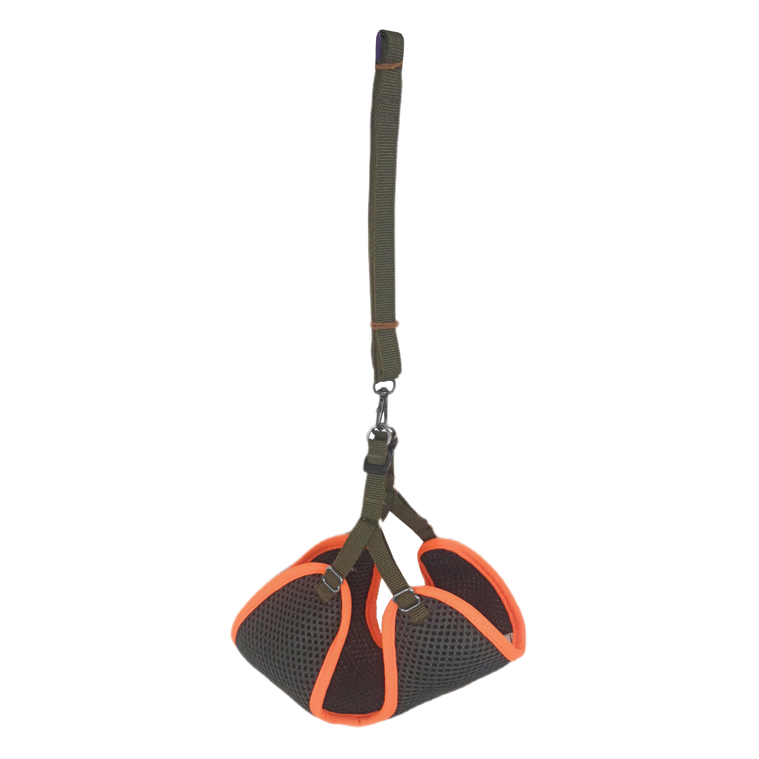 Kedi Köpek Halı Göğüs Tasma Seti Small 32-40 cm + 130 cm Haki Tcu - Görsel 4