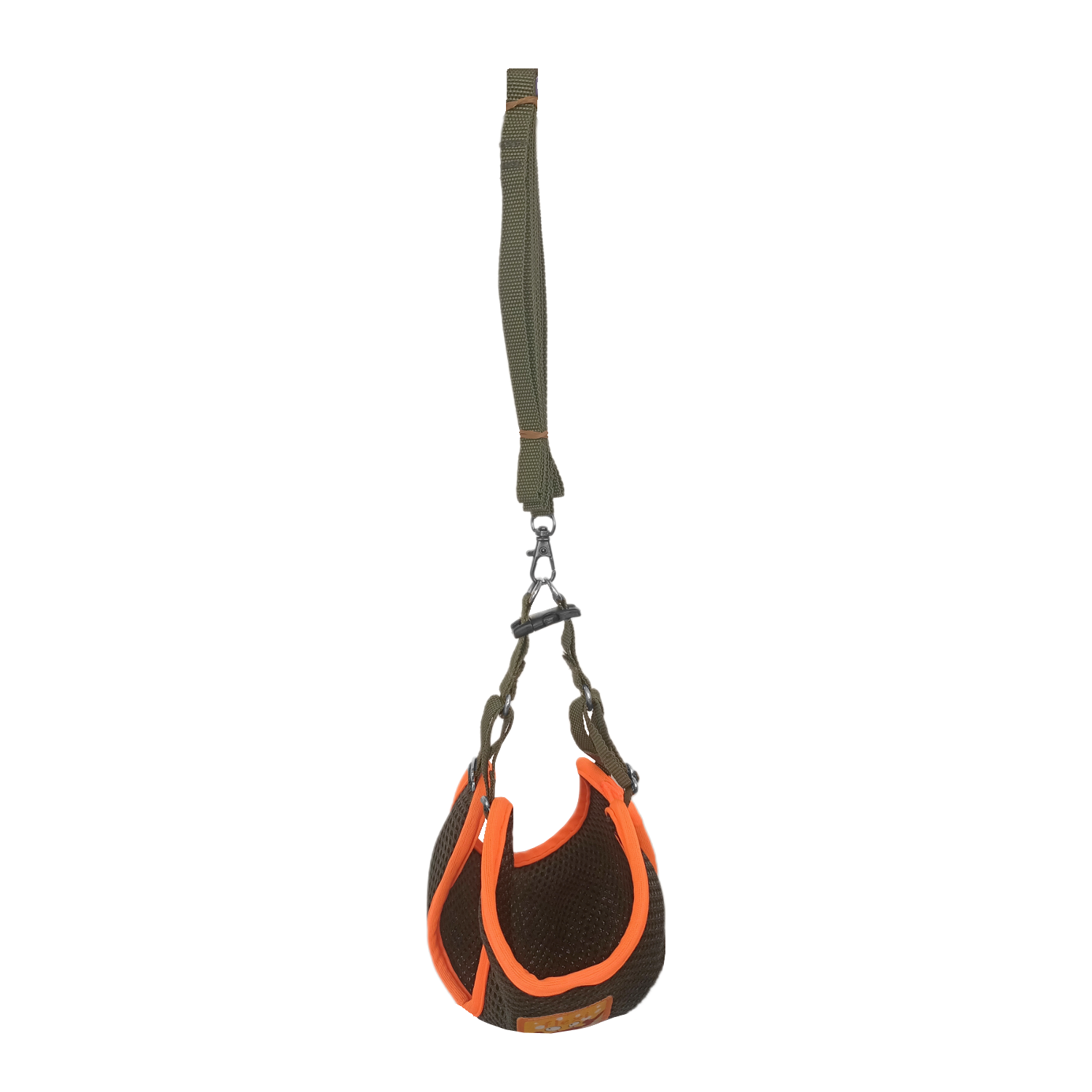 Kedi Köpek Halı Göğüs Tasma Seti Small 32-40 cm + 130 cm Haki Tcu - Görsel 3