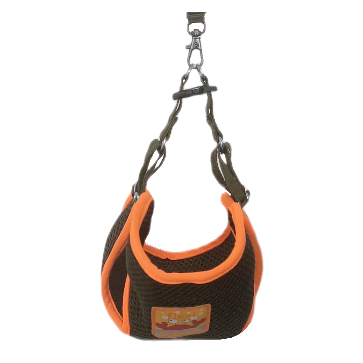 Kedi Köpek Halı Göğüs Tasma Seti Small 32-40 cm + 130 cm Haki Tcu - Görsel 5