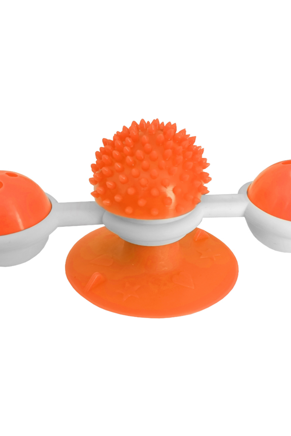 Vantuzlu Fırıldak Toplu Dönen Kedi Oyuncağı 8 cm-18 cm Tcu