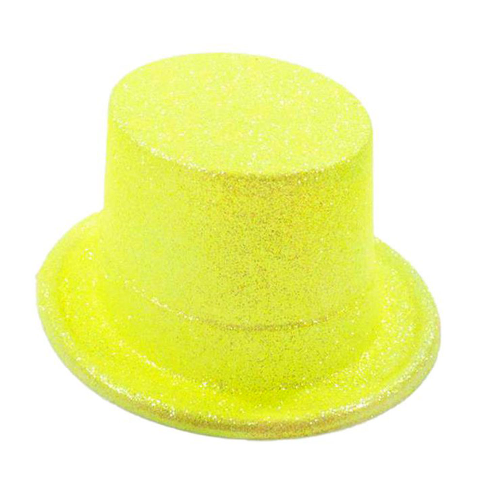Fsan Sarı Renk Simli Uzun Fötr Melon 12 cm