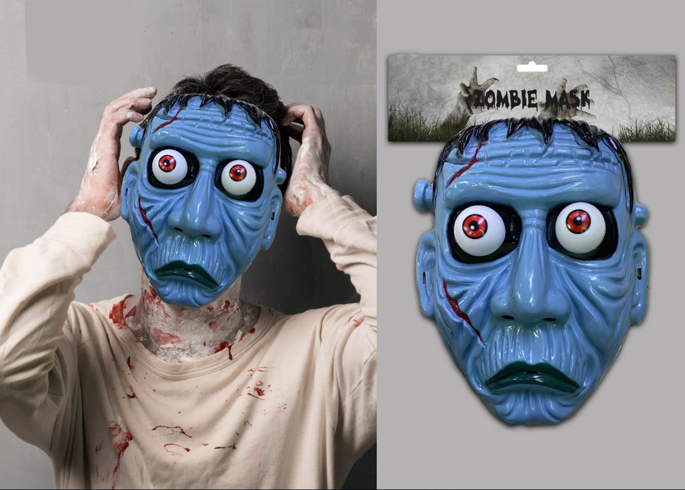 Frankenstein Temalı Sallanan Oynar Gözlü - Görsel 3