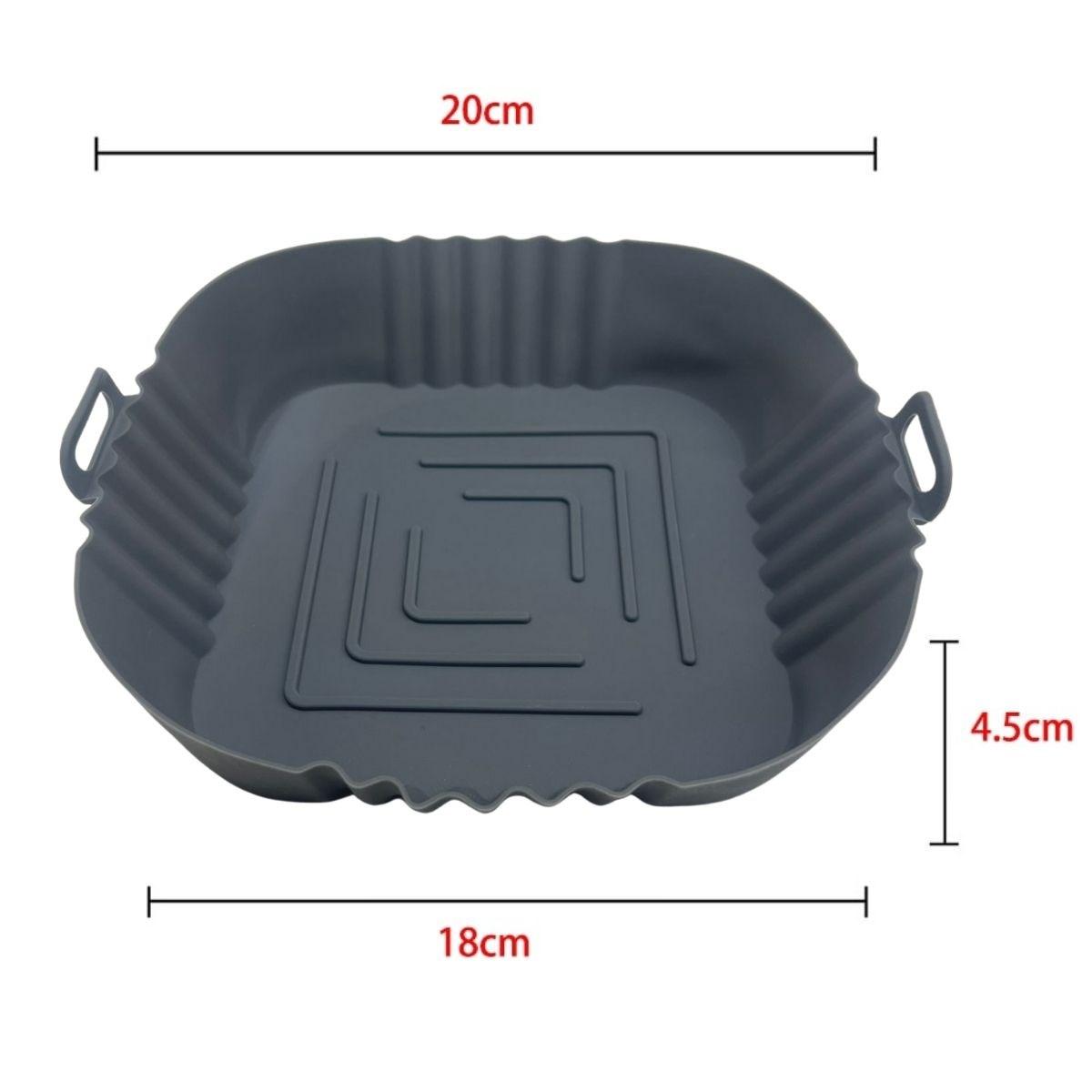 Fritöz Afryer Ve Fırın Pişirme Matı 20 Cm kare - Görsel 2