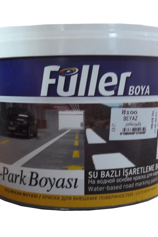 Beyaz Yol Çizgi Boyası 2,5 Litre Su Bazlı