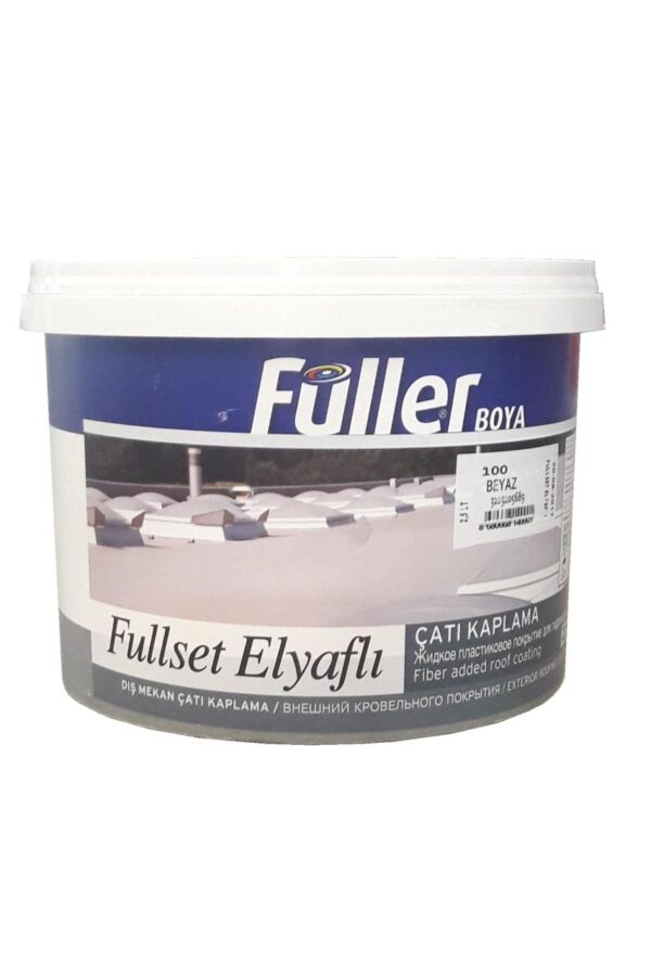 Fullset Elyaflı Çatı Kaplama 2,5 Litre Beyaz