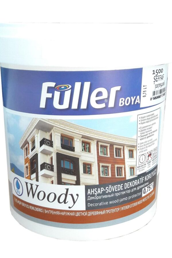 Woody Su Bazlı Şeffaf Vernik 0,75 Litre