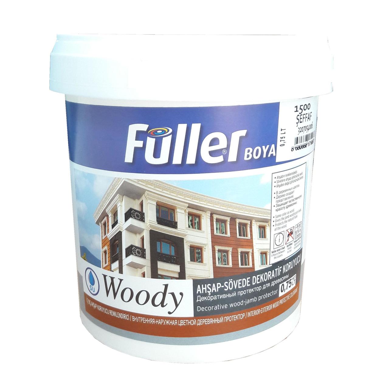 Woody Su Bazlı Şeffaf Vernik 0,75 Litre