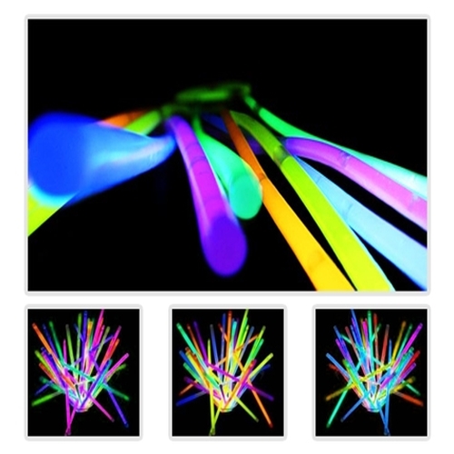 Glow Stick 20cm Fosforlu Kırılan Çubuk (100 Adet) - Görsel 2