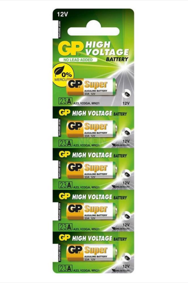 GP 23A 12V lin Pil 5'li Paket