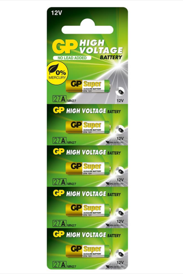 GP 27A 12V lin Pil 5'li Paket