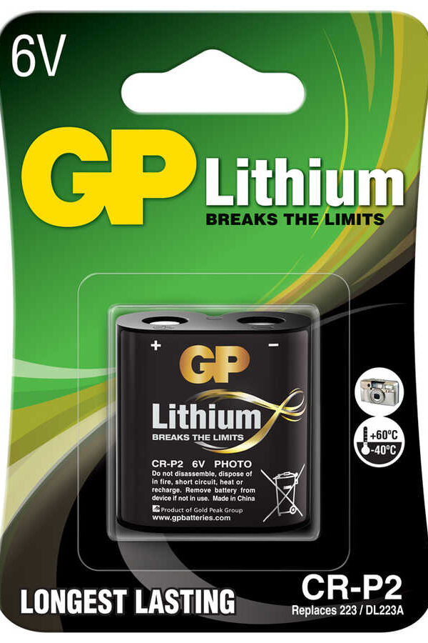 GP CR-P2 6V Lityum Pil