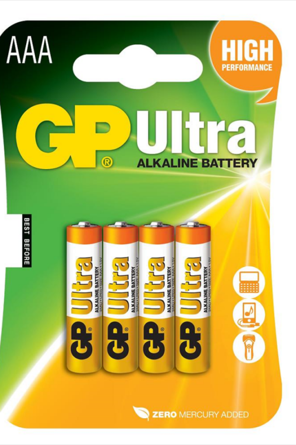 GP  Ultra lin AAA İnce m Pil 4lü
