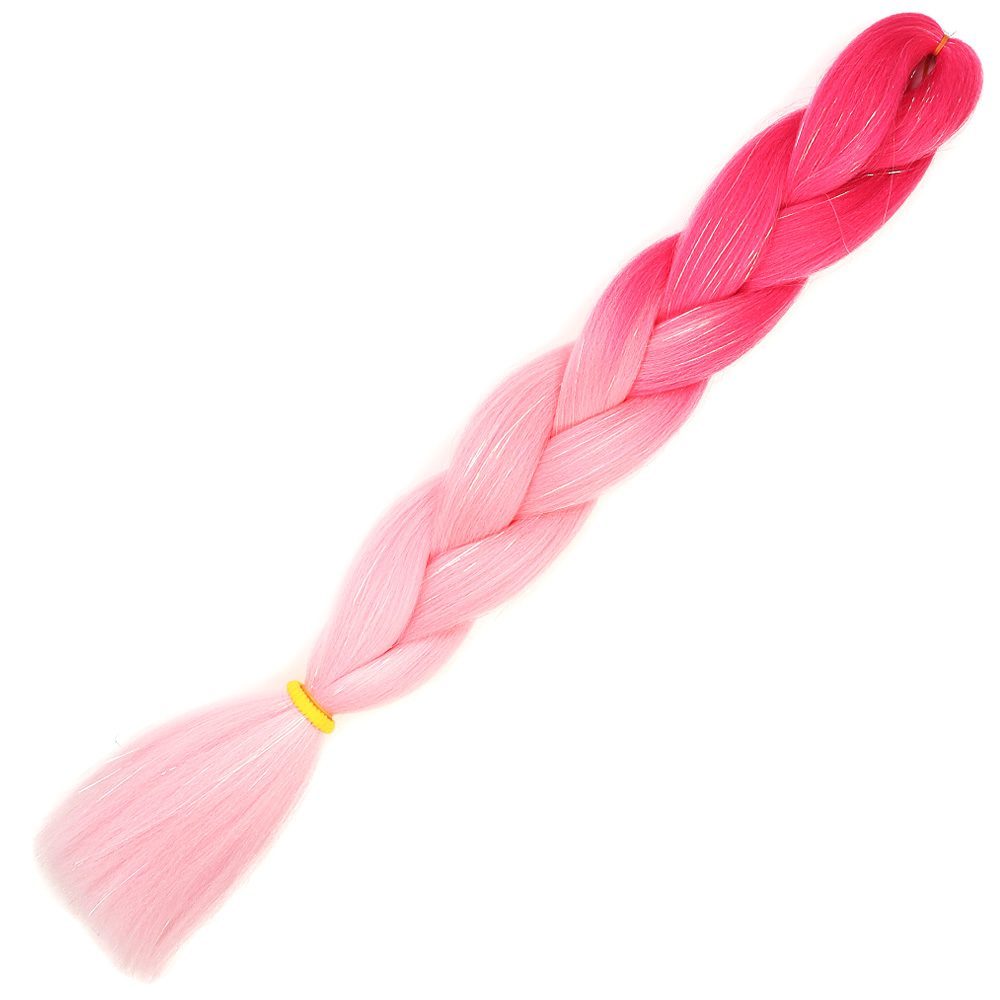 Simli Koyu Pembe / Pembe / Şeker Pembesi Ombreli Örük 100 Gr.